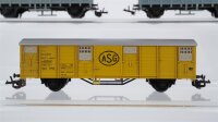 BTTB/Unbekannt TT Konvolut gedeckter Güterwagen "ASG" SJ u. a. (Abbrüche/ eine Kupplung defekt)