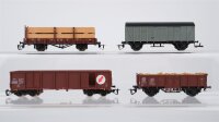 BTTB/Unbekannt TT Konvolut Hochbordwagen 4-achsig,...
