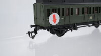 BTTB TT Konvolut Abteilwagen mit Bremserhaus, Abteilwagen 3-achsig DR (Abbrüche/ eine Kupplung fehlt)