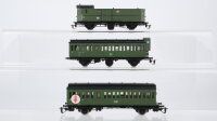 BTTB TT Konvolut Gepäckwagen 3-achsig, Abteilwagen,...