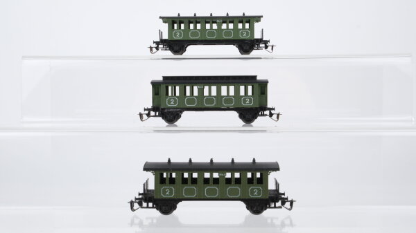 BTTB TT Konvolut Donnerbüchse 2. Kl., Abteilwagen 2. Kl.