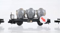 Arnold N Konvolut 4 Kesselwagen "Rheingas, Shell" Schwerlastwagen "Stahlrollen" Behältertragewagen mit 3 Silo DB (Abbruch)