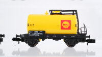 Arnold N Konvolut 4 Kesselwagen "Rheingas, Shell" Schwerlastwagen "Stahlrollen" Behältertragewagen mit 3 Silo DB (Abbruch)