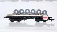 Arnold N Konvolut 4 Kesselwagen "Rheingas, Shell" Schwerlastwagen "Stahlrollen" Behältertragewagen mit 3 Silo DB (Abbruch)