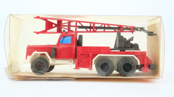 Wiking H0 F530 Magirus KW 16 Kranwagen Feuerwehr