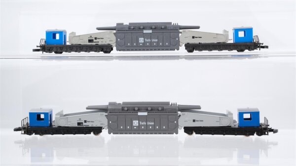 Märklin Z Konvolut Tiefladewagen "Trafo Union" DB