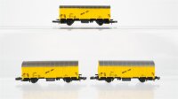 Märklin Z Konvolut gedeckter Güterwagen "Bananen" DB