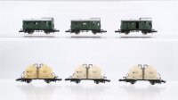Märklin Z Konvolut Silowagen mit Bremserbühne...