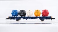 Märklin Z Konvolut Schiebewandwagen Behältertragwagen "K+E" Selbstentladewagen gedeckter Güterwagen mit Bremserhaus DB