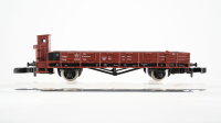 Märklin Z Konvolut Kranwagen Niederbordwagen u. gedeckter Güterwagen m. Bremserhaus DB u.a.