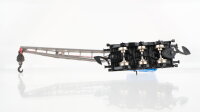 Märklin Z Konvolut Kranwagen Niederbordwagen u. gedeckter Güterwagen m. Bremserhaus DB u.a.