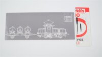Märklin H0 2874 Güterzug BR E63 mit Behälterwagen DB Wechselstrom (Vermutlich Verharzt)