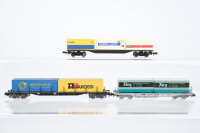 Lima/Roco/Unbekannt N Konvolut Containerwagen...