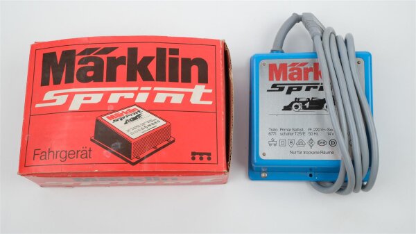 Märklin 6771 Sprint Fahrgerät 10 VA (in OVP rot)