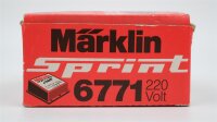 Märklin 6771 Sprint Fahrgerät 10 VA (in OVP rot)