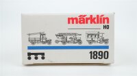 Märklin H0 1890 Oldtimer Fahrzeug-Set Feuerwehr Rotes Kreuz