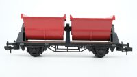 Märklin Spur 1 Kippwagen mit 2 Mulden rot