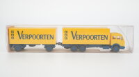 Wiking H0 457 MB 1632 Koffer-Hängerzug Verpoorten
