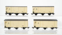 Bemo H0e Konvolut gedeckte Güterwagen DB