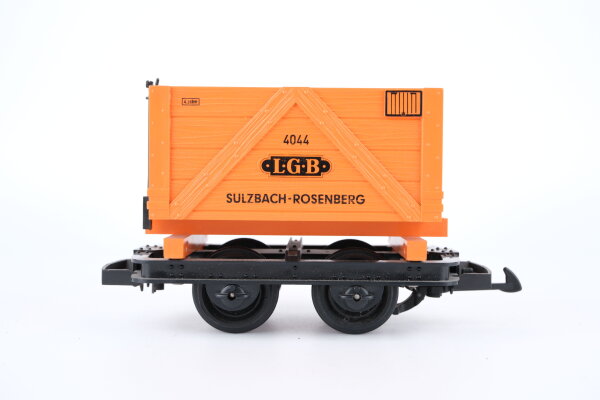 LGB G 4044 Hochbordwagen Feldbahn orange " 4044 Sulbach-Rosenberg"