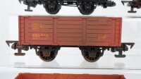 Faller Spur 0 Konvolut Mittelbordwagen DB (teilweise patiniert)