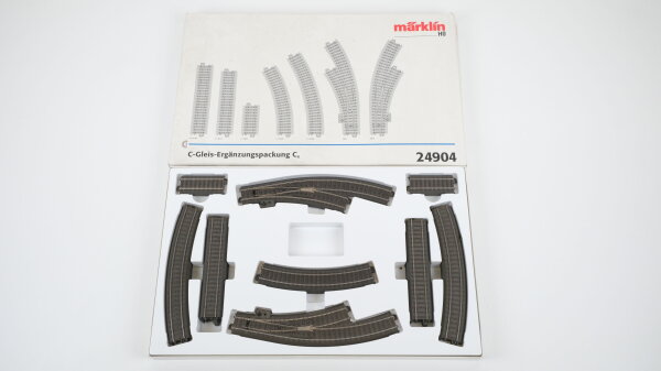 Märklin H0 24904 C-Gleis Ergänzungspackung C4 (Unvollständig)