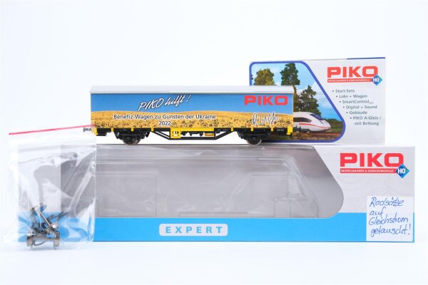 Piko H0 72227 gedeckter Güterwagen "Ukraine" 2022 DB AG