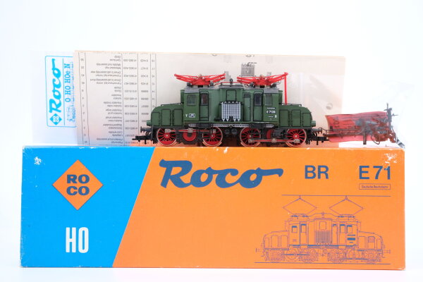 Roco H0 43514 E-Lok Br E 71 28 DRG Gleichstrom