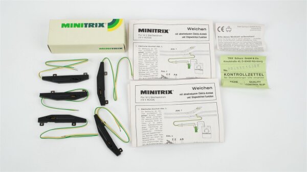 Trix N 14935 Minitrix Weichenantrieb rechts (5 Stück in OVP)