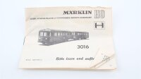 Märklin H0 3016 Schienenbus BR 795 299-7 DB Wechselstrom