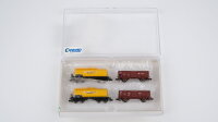 Minitrix N 11602-05 Bauzugwagen Set " Wiebe "...
