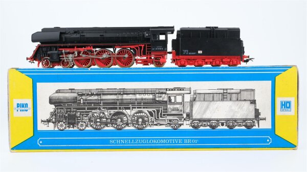 Piko H0 5/6325 Dampflok BR 01 1518-8 DR Gleichstrom (Räder drehen durch/ benötigt neue Haftreifen/ Gehäude Tender lose)