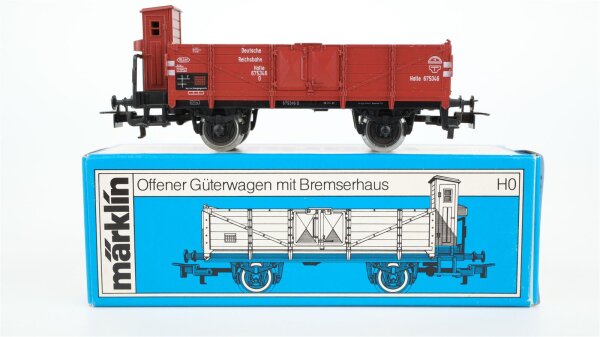 Märklin H0 4696 Offener Güterwagen mit Bremserhaus  O 10 der DRG