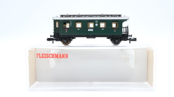 Fleischmann N 8066 Personenwagen 2./3. Kl mit Traglastenabteil B2iwe DRG