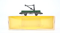 Arnold N 0466 Niederbordwagen Bauzugwagen mit Ladekran DB