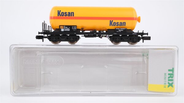 Minitrix N 15416 Druckgaskesselwagen "Kosan" DSB