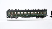 Minitrix N Konvolut Donnerbüchsen 2.Kl. 3.Kl. Umbauwagen 3.Kl. Abteilwagen 1./2.Kl. K.Bay.Sts.B.