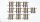 LGB G 1008/10080 10 Stück Gerades Gleis Länge 82 mm (guter Zustand, glänzend)