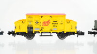 Minitrix N Konvolut Colonialwarenwagen "Henkel Maggi u.a." K.Bay.Sts.B.