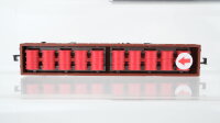 Minitrix N Konvolut Schiebedachwagen Mittelbordwagen mit Fässerladung Rungenwagen mit Metallladung DB (Abbrüche)