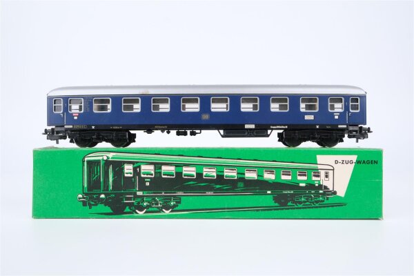 Märklin H0 4027 Reisezugwagen (dunkelblauer Wagenkasten) A4ümg der DB