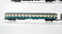 Minitrix N Konvolut Schnellzugwagen 1. Kl. 2. Kl. Abteilwagen 2. Kl. mit Gepäckabteil DB