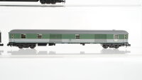 Minitrix N Konvolut Schnellzugwagen 2. Kl. Schlafwagen "DSG" Gepäckwagen DB