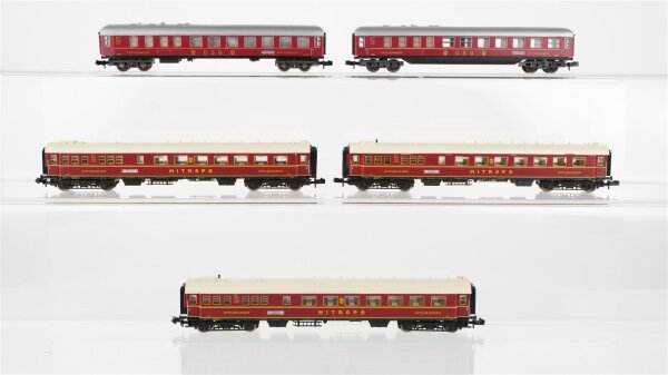Minitrix N Konvolut Speisewagen "DSG Mitropa"