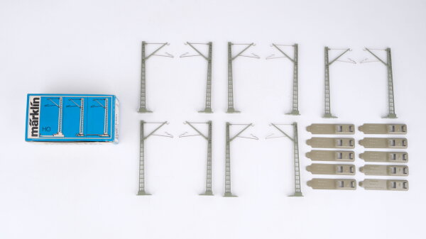 Märklin H0 7009 Mast für Fahrleitung 10 Stück