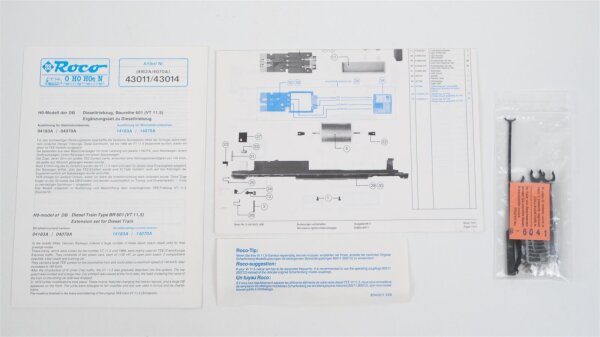 Roco H0 04183A Zugset Triebzug TEE BR VT 11.5 VT 601 DB Gleichstrom