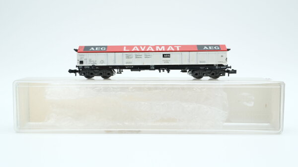 Minitrix N 51 3567 00 Schiebedachwagen "AEG Lavamat" DB