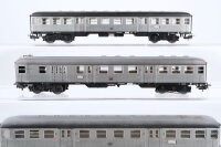 Märklin H0 Konvolut Silberling 1./2. Kl. mit einem Gepäckabteil DB