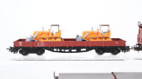 Märklin H0 Konvolut Schiebewandwagen Niederbordwagen mit Radladern DB