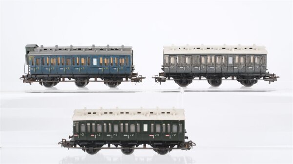 Märklin H0 Konvolut Abteilwagen 2. Kl. teilweise mit Bremserhaus